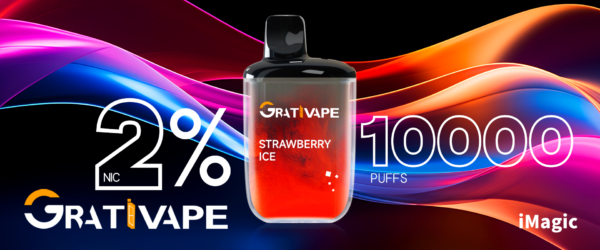 Discover Grativape iMagic 10000 Puffs Nicotine Strengths 0% 2% 3% 5% Disposable Vape Bulk Wholesale from the Source Factory 10