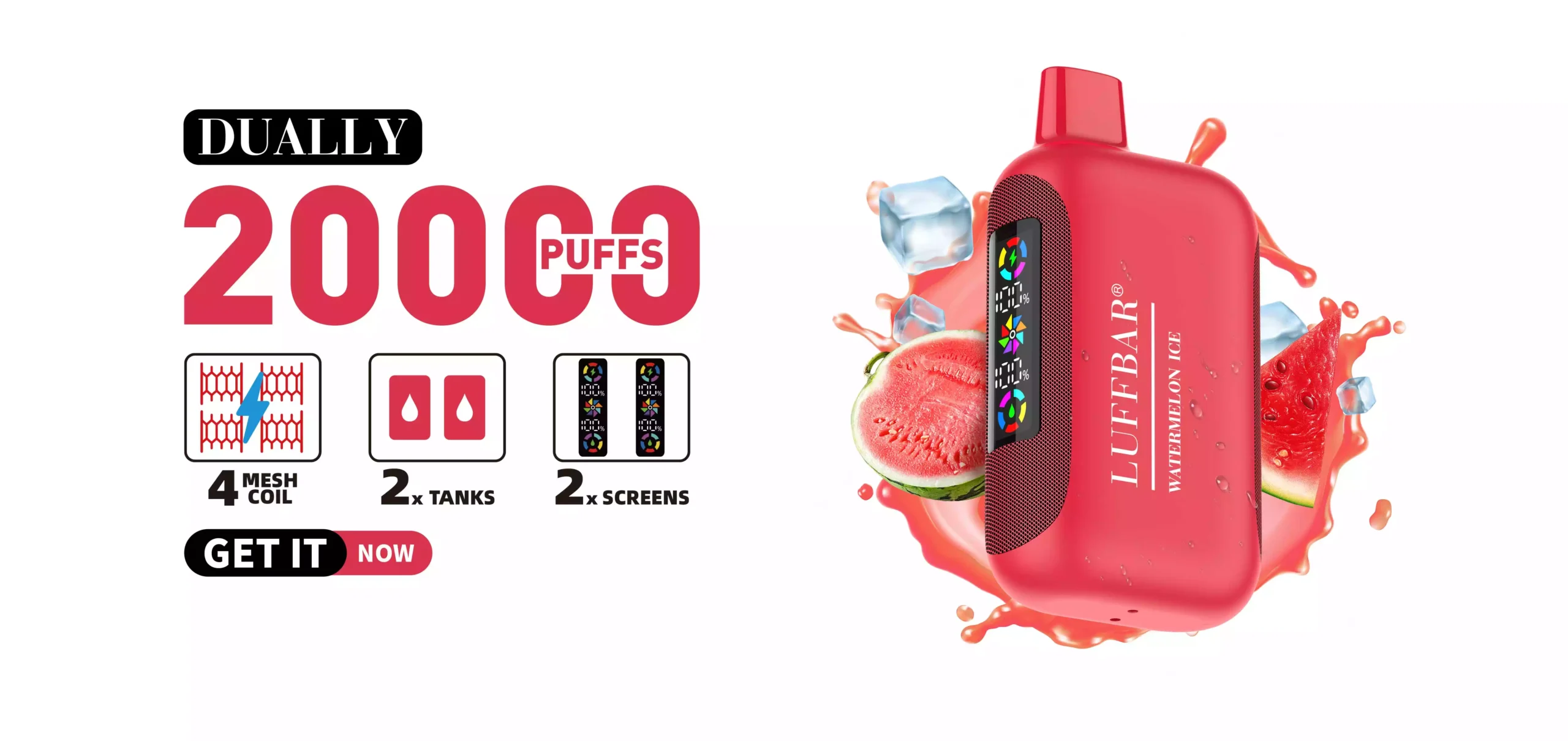 LuffBar Dually 20000 Puffs Wholesale Disposable Vape Rechargeable Buy Bulk 5% Nicotine 850 mAh 18 Flavors 2024 New (20)