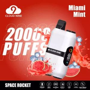 Latest 2025 CLOUD NINE D33 20000 Puffs Disposable Vape Nicotine Content 5% Factory Wholesale with Diverse Flavor Options 8