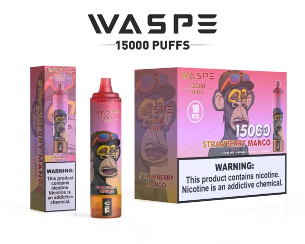 What Are the Key Differences Between Waspe 15000 Puffs Digital Box and Waspe 15000 Puffs LCD Display?2