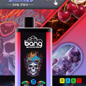 Shenzhen Factory Bang 30000 Puffs 550mAh Rechargeable Battery Disposable Vapes Wholesale Multiple Flavors High Quality Bulk Orders Available Nicotine 0% 2% 3% 5%1