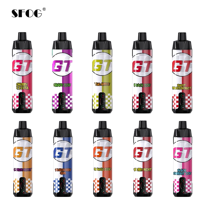 SFOG GT BAR 15000 Puffs E-Cigarette Smart LED Disposable Vape Rechargeable Battery Dual Mesh Coil Bulk Buy Wholesale Disposable Vapes Pen Manufacturer Vape