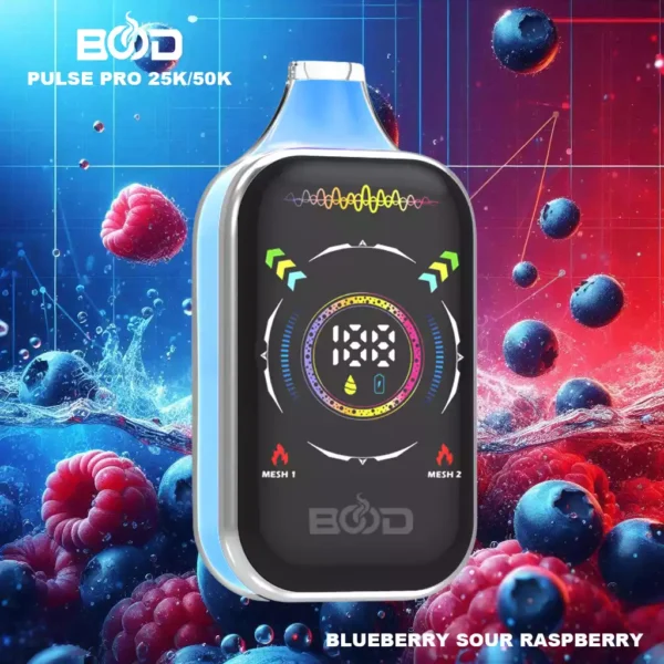 2025 New BOOD Pulse Pro 50k Puffs Disposable Vape Rechargeable 850mAh Battery with 0% 2% 5% Nicotine for Bulk Purchase 1