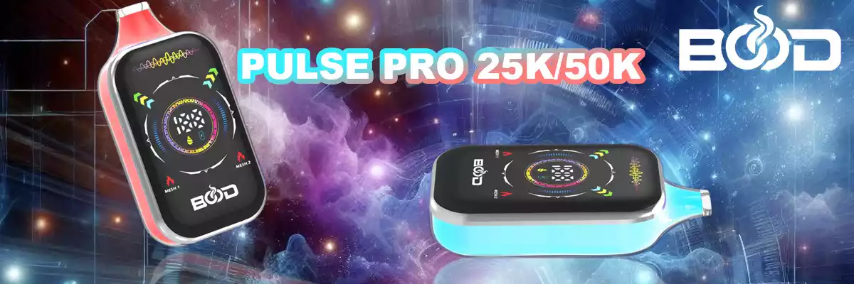 2025 New BOOD Pulse Pro 50k Puffs Disposable Vape Rechargeable 850mAh Battery with 0% 2% 5% Nicotine for Bulk Purchase 2